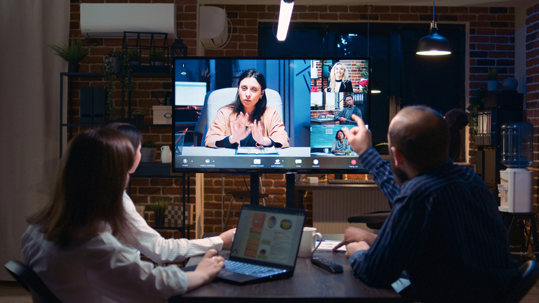 Remote Work Made Easy with Interactive Flat Panels