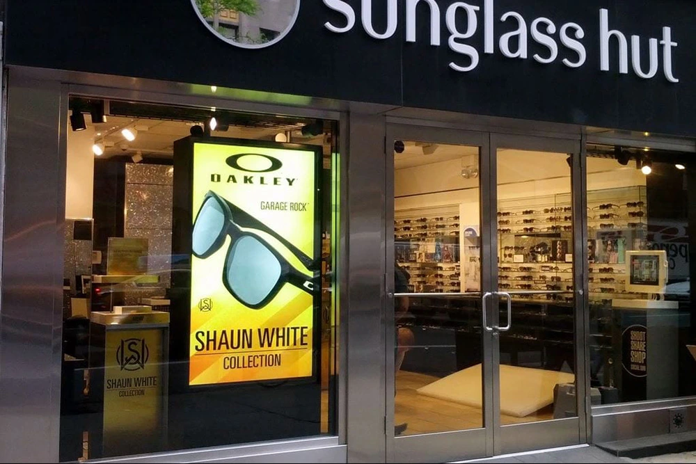 Advertising Standee in a shop