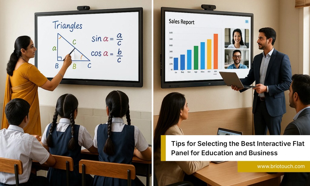 Best interactive flat panel for education and business