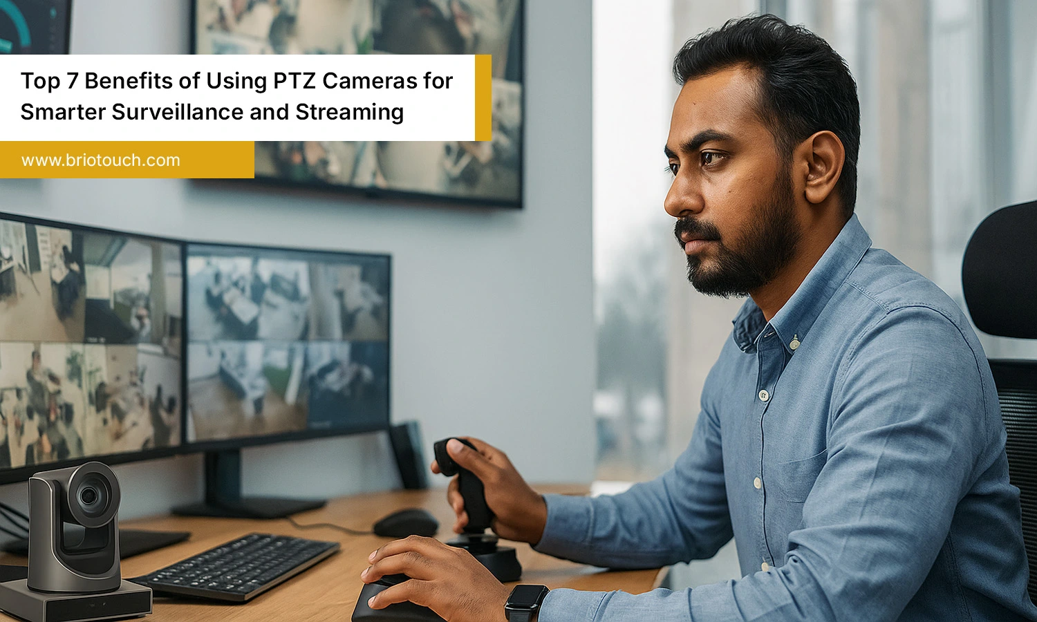 PTZ Camera for Surveillance and Streaming