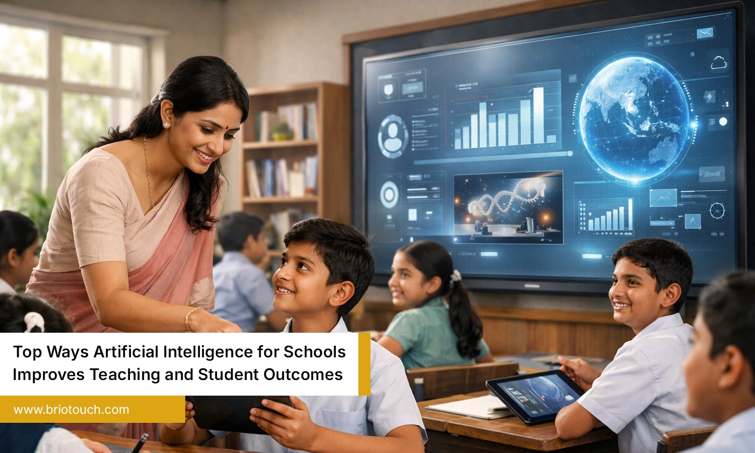Artificial Intelligence for Schools Improves Teaching and Student Outcomes