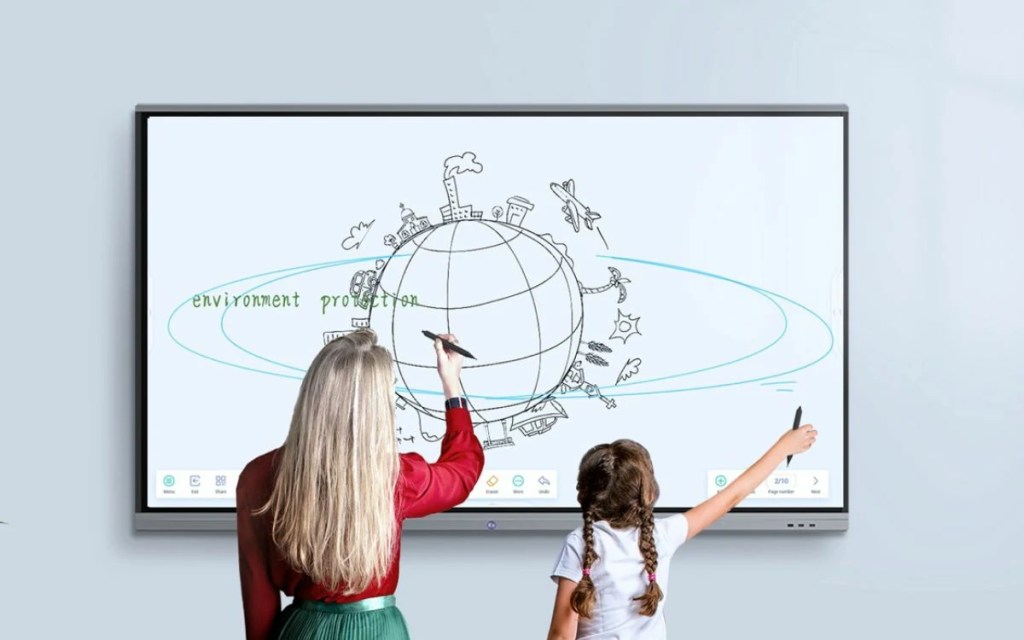 Increased Interaction with Digital Board for Teaching